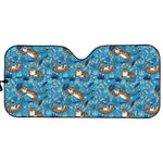 Cartoon Tiger Pattern Print Car Sun Shade