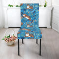 Cartoon Tiger Pattern Print Dining Chair Slipcover