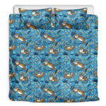Cartoon Tiger Pattern Print Duvet Cover Bedding Set