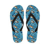 Cartoon Tiger Pattern Print Flip Flops