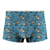 Cartoon Tiger Pattern Print Men's Boxer Briefs