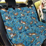 Cartoon Tiger Pattern Print Pet Car Back Seat Cover