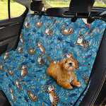 Cartoon Tiger Pattern Print Pet Car Back Seat Cover