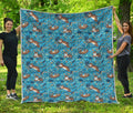 Cartoon Tiger Pattern Print Quilt