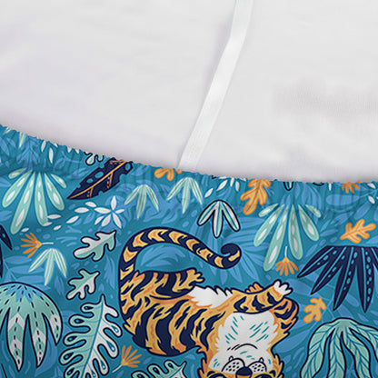 Cartoon Tiger Pattern Print Sofa Cover