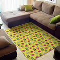 Cartoon Tropical Pattern Print Floor Mat