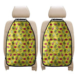 Cartoon Tropical Pattern Print Car Seat Organizers