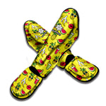 Cartoon Tropical Pattern Print Muay Thai Shin Guard