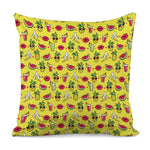 Cartoon Tropical Pattern Print Pillow Cover