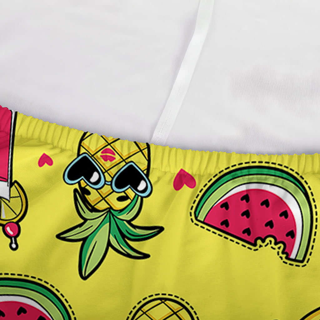 Cartoon Tropical Pattern Print Sofa Cover
