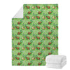 Cartoon Turtle Pattern Print Blanket