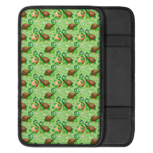 Cartoon Turtle Pattern Print Car Center Console Cover