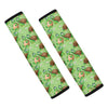 Cartoon Turtle Pattern Print Car Seat Belt Covers