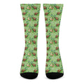 Cartoon Turtle Pattern Print Crew Socks