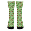 Cartoon Turtle Pattern Print Crew Socks