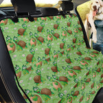 Cartoon Turtle Pattern Print Pet Car Back Seat Cover