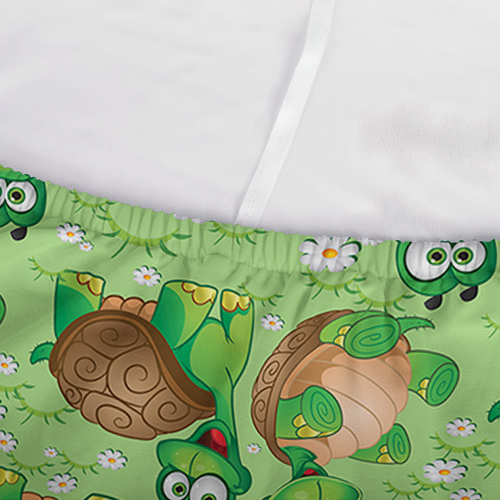 Cartoon Turtle Pattern Print Sofa Cover