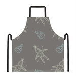 Cartoon Voodoo Doll Pattern Print Apron