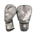 Cartoon Voodoo Doll Pattern Print Boxing Gloves