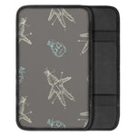 Cartoon Voodoo Doll Pattern Print Car Center Console Cover