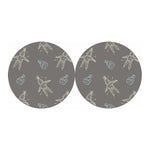 Cartoon Voodoo Doll Pattern Print Car Coasters