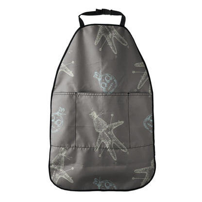 Cartoon Voodoo Doll Pattern Print Car Seat Organizers