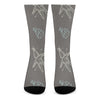 Cartoon Voodoo Doll Pattern Print Crew Socks