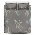 Cartoon Voodoo Doll Pattern Print Duvet Cover Bedding Set