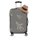 Cartoon Voodoo Doll Pattern Print Luggage Cover