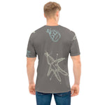 Cartoon Voodoo Doll Pattern Print Men's T-Shirt