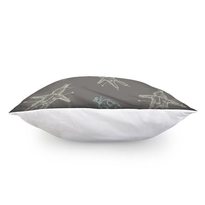 Cartoon Voodoo Doll Pattern Print Pillow Cover
