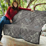 Cartoon Voodoo Doll Pattern Print Quilt