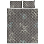 Cartoon Voodoo Doll Pattern Print Quilt Bed Set