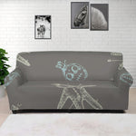 Cartoon Voodoo Doll Pattern Print Sofa Cover