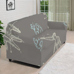 Cartoon Voodoo Doll Pattern Print Sofa Cover