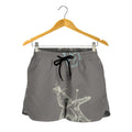 Cartoon Voodoo Doll Pattern Print Women's Shorts