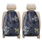 Cartoon Voodoo Doll Print Car Seat Organizers