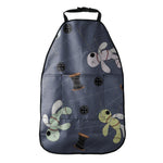 Cartoon Voodoo Doll Print Car Seat Organizers