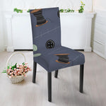 Cartoon Voodoo Doll Print Dining Chair Slipcover