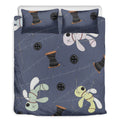 Cartoon Voodoo Doll Print Duvet Cover Bedding Set