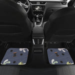 Cartoon Voodoo Doll Print Front and Back Car Floor Mats