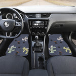 Cartoon Voodoo Doll Print Front Car Floor Mats