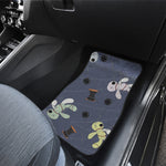 Cartoon Voodoo Doll Print Front Car Floor Mats