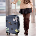 Cartoon Voodoo Doll Print Luggage Cover