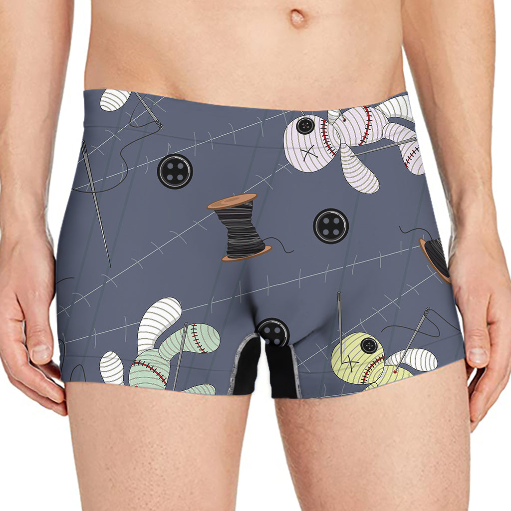 Cartoon Voodoo Doll Print Men's Boxer Briefs