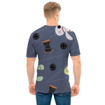 Cartoon Voodoo Doll Print Men's T-Shirt