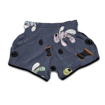 Cartoon Voodoo Doll Print Muay Thai Boxing Shorts