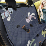 Cartoon Voodoo Doll Print Pet Car Back Seat Cover