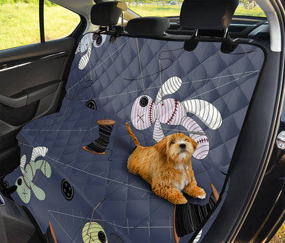 Cartoon Voodoo Doll Print Pet Car Back Seat Cover