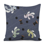 Cartoon Voodoo Doll Print Pillow Cover